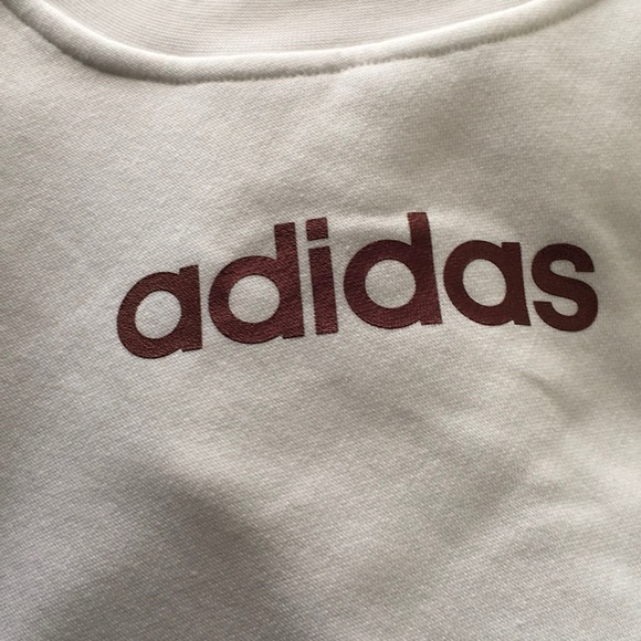 Adidas Women's Classic White Sweatshirt M 108 - Picture 2 of 4